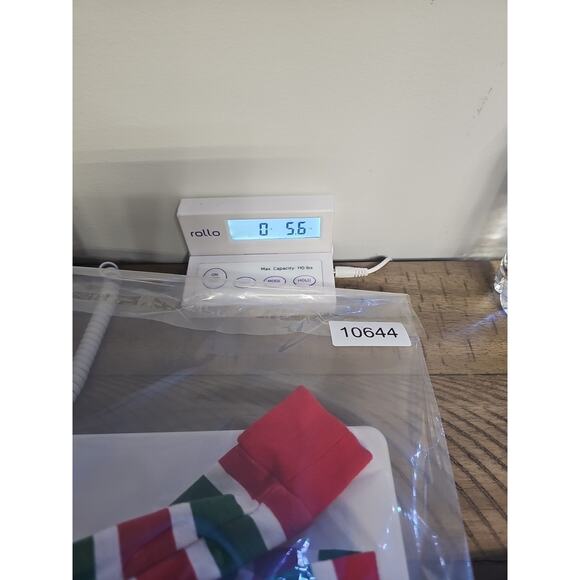 Holiday Time Christmas Pajama Set Kids Size 5 Green White Red Stripes - Picture 8 of 8